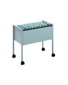 Durable Suspension File Trolley Cart - Holds Up to 80 Foolscap Folders - Grey - 309710