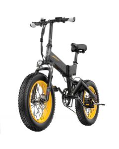[USA Direct] LANKELEISI X3000PLUS 17.5Ah 48V 1000W Folding Moped Electric Bicycle 20 Inches 110km Mileage Range Max Load 150kg