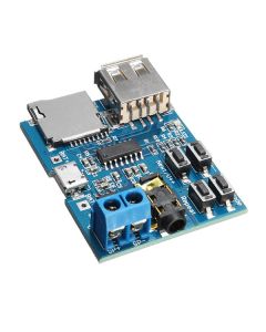 10Pcs MP3 Lossless Decoder Board With Power Amplifier Module TF Card Decoding Player