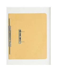 Guildhall Spring Transfer File Manilla Foolscap 285gsm Yellow (Pack 25) - 346-YLWZ