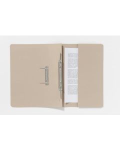 Guildhall Spring Pocket Transfer File Manilla Foolscap 285gsm Buff (Pack 25) - 347-BUFZ
