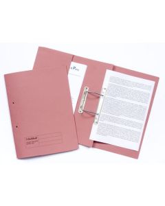 Guildhall Transfer Spring Transfer File Manilla Foolscap 315gsm Pink (Pack 25) - 349-PNKZ