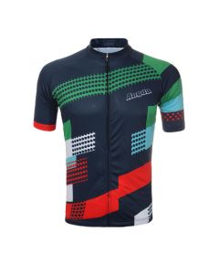 Unisex Summer Cycling Short Sleeve Bicycle Jersey Polyester Material Breathable Wicking Quick Dry Shirts