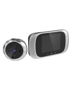 DD1 2.8inch LCD Video Doorbell 90 Degree Door Eye Infrared Night Vision Peephole Door Camera Support Taking Photos Home Security Camera