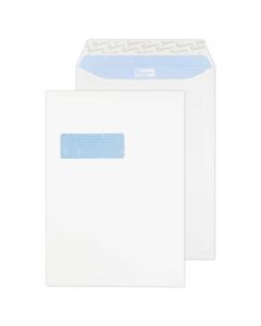 Blake Premium Office Pocket Envelope C4 Peel and Seal Window 120gsm Ultra White Wove (Pack 250) - 36116