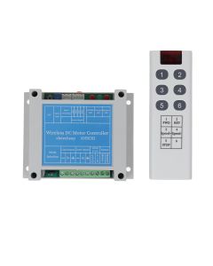 IO55C02 200W 12V 24V DC Motor Drive Module 433M Wireless Remote Control Forward and Reverse Speed Limit Board