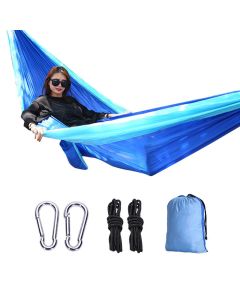 IPRee 2 Person Parachute Fabric Camping Hammocks Outdoor Furniture Lightweight Hammock Hang Bed Chair 270*140 CM