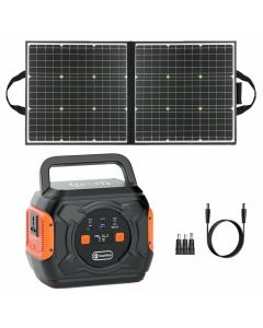 [EU/US Direct] FlashFish A301 320W 80000mAh Portable Power Station Set With 100W Solar Panel For Outdoor Emergency Power Supply
