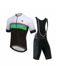 XINTOWN Men's Cycling Jersey Quick-Drying Moisture Wicking Fabric MTB Bicycle Clothing Suits