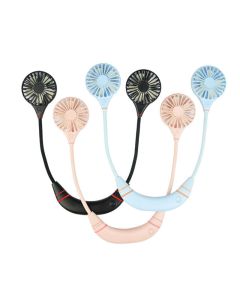 Personal Hanging Neck Sports Fan Removable 2200mAh USB Rechargeable 3 Modes Cooling Fan Camping Travel