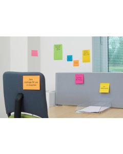 Post-it Super Sticky XL Notes 101x101mm Ruled 90 Sheets Rio Colours (Pack 6) 7100234516