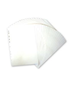 Elba Divider A4 20 Part White Card 400007500