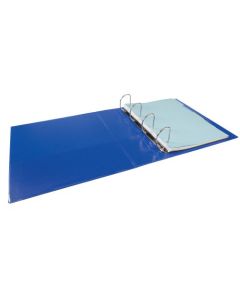 Elba Panorama Presentation Ring Binder 50mm Capacity 70mm Spine A4+ 4 D-Ring Blue (Pack 4) 400008431