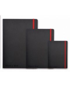 Oxford Black n Red Business Journal A6 Soft Cover Ruled & Numbered 144 Pages 400051205