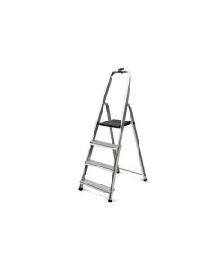 Slingsby Aluminium 4 Tread Platform Step Ladder (Platform Sits 770mm Above The Floor) 150Kg Capacity - 405006