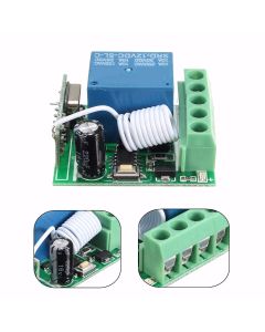 10pcs DC12V 10A 1CH 433MHz Wireless Relay RF Remote Control Switch Receiver Board