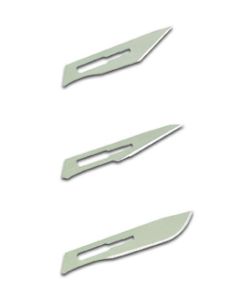 Swordfish Pro Scalpel No 3 Handle with 4 Blades Silver - 43110