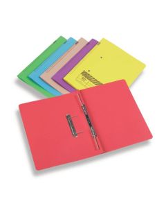 Rexel Jiffex Transfer File Manilla Foolscap 315gsm Red (Pack 50) 43218EAST
