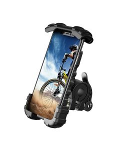 4.7-7inch Adjustable Bike Phone Holder Shock Absorption GPS Phone Clip Stand Handlebar Stretch Mount Bracket Cycling Bicycle Motorcycle