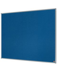 Nobo Felt Notice Board Aluminium Trim 1200x900mm Blue