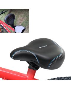 Mountain Bike Saddle With Storage Function Breathable Memory Foam Waterproof Shock Absorbing Comfortable Big Butt Bike Seat Safety Warning