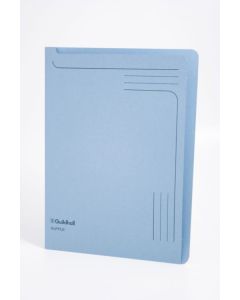 Guildhall Slipfile Manilla A4 Open 2 Sides 230gsm Blue (Pack 50) - 4601Z