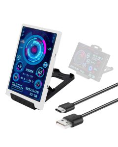 3.5 Inch White IPS Type-C Secondary Screen CPU GPU RAM HDD Computer Monitoring USB Connection with Freely AIDA64 Mini Monitor