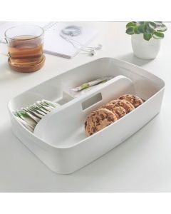 Leitz MyBox WOW Organiser Tray with Handle Small White 53230001