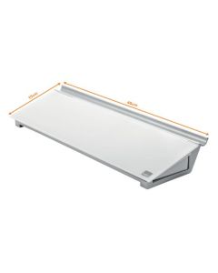 Nobo Desktop Whiteboard Pad Glass Non Magnetic 458x154mm Brilliant White 1905174