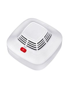 Mini Wireless Square Smoke Detector Sound Light Fire Alarm Real-time Wide Coverage Household Smoke Fire Detection Device