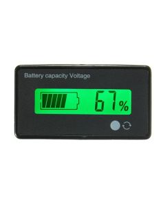 Geekcreit 12V/24V/36V/48V 8-70V LCD Acid Lead Lithium Battery Capacity Indicator Digital Voltmeter