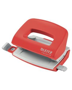 Leitz NeXXt Recycle Mini Hole Punch 10 Sheets Red - 50100025