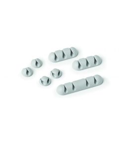 Durable CAVOLINE Clip Grey (Pack of 7) - 504110