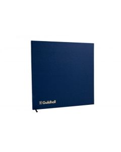 Guildhall Account Book Casebound 298x305mm 4 Debit 16 Credit Column 80 Pages Blue 51/4-16Z