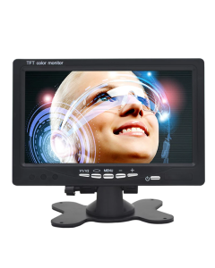 7003HDMI 7Inch Color LCD Display 1024 x 600 Monitor Support HDMI+VGA+AV for PC CCTV Security Camera Bus Truck  Microscope