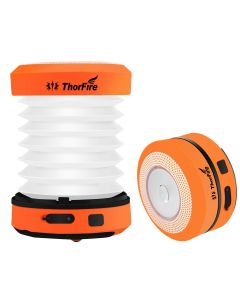 ThorFire CL01 LED Camping Lights Hand Crank USB Rechargeable Lanterns Collapsible Mini Tent Lamp Emergency Torch Night Light For Outdoor Camping