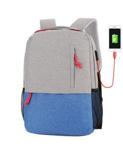 Outdoor Camping Nylon 25L USB Charging Backpack Waterproof Large Big Capacity Laptop Bag