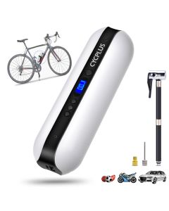 CYCPLUS 150PSI Electric Tire Air Pump Inflator Digital Pressure  Bicycle Portable Compressor Cycling Bike Pump USB Rechargeable for Car Ball MTB