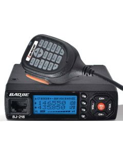 BaoJie BJ-218 25W Mobile Radio VHF UHF 136-174 400-470MHz Ham Radio Car Walkie Talkie Long Range