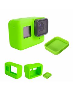 Soft Silicone Housing Case Protective Cover And Lens Cap For GoPro Hero 5 Camera