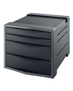 Rexel Choices Drawer Cabinet (Grey/Black) 2115609