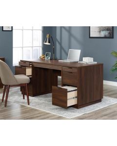 Elstree Home Office Executive Desk Spiced Mahogany - 5426484