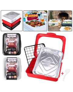 Outdoor Tableware Set Camping Traveling Picnic Box Food Carrier BBQ Tools