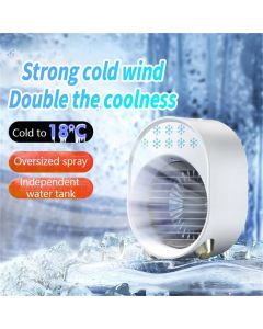 Bakeey 300ml Portable Air Conditioner Mini USB Fan Air Cooler Humidifier Desktop Cooling Conditioning Purifier For Home Office Room
