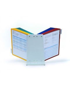 Durable VARIO Display Panel Desk Unit - 20 Panels and Tabs in Assorted Colours - Perfect for Storing and Displaying A4 Documents - 569900