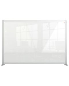 Nobo Premium Plus Acrylic Desk Protective Divider Screen Modular System 1400x1000mm Clear 1915490
