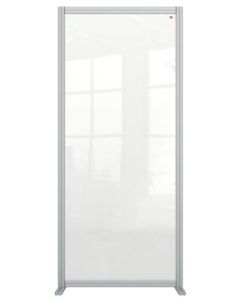Nobo Premium Plus Acrylic Free Standing Protective Room Divider Screen Modular System 800x1800mm Clear 1915516