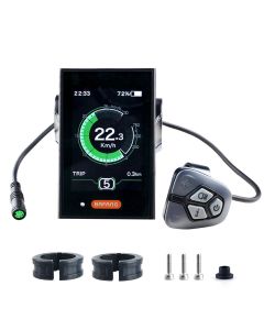 BAFANG DPC18 Colorful Screen Display USB Charging Port Electric Bike Display Instrument for Electric Bicycle Mid Motor Kit
