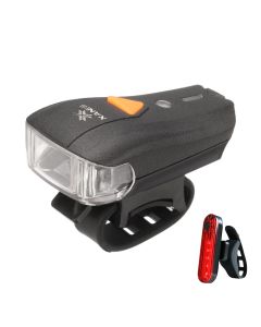 XANES Bike Light Set 600LM XPG + 2 LED Bicycle Headlight 5 Modes USB Charging with 4 Modes Taillight Warning Light