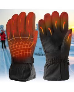 Heated Gloves Rechargeable Electric Motorcycle Snowboard Gloves Liners Hand Warm